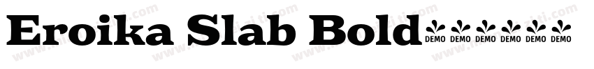 Eroika Slab Bold字体转换